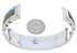 Native American Village Design Multicolor Silver Cuff Bracelet MW75559